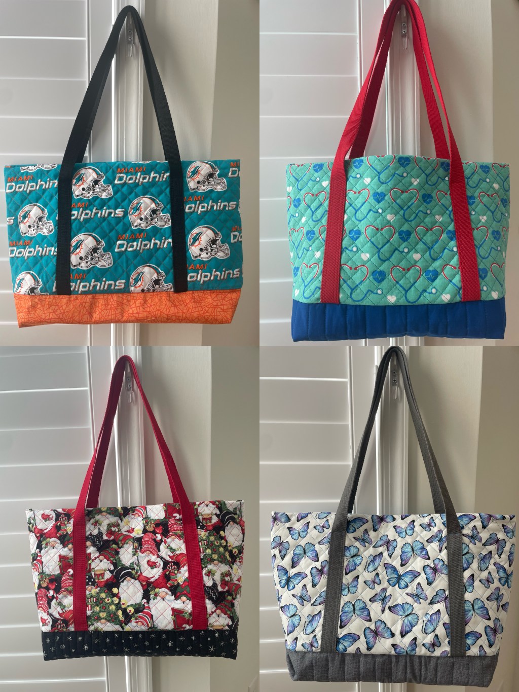 Custom Quilted Tote Bags